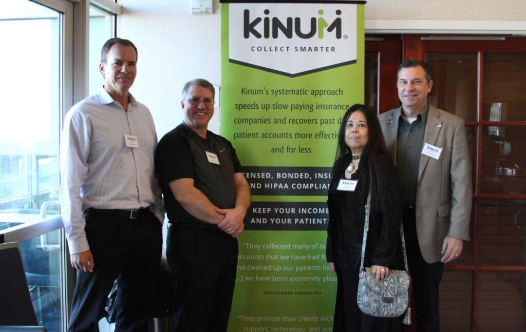 Kinum team at a trade show